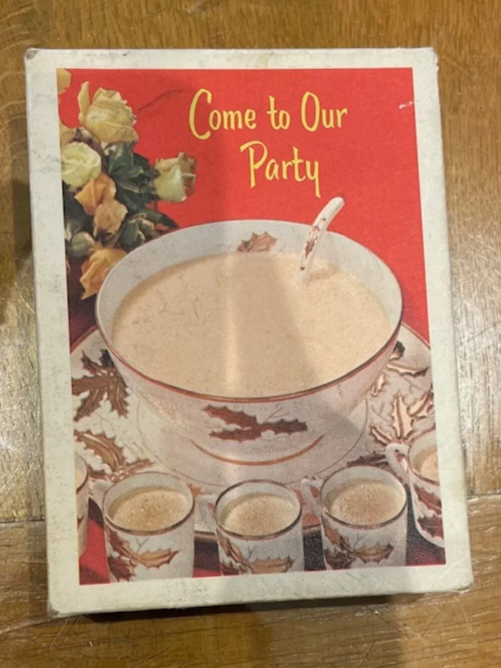 COME TO OUR PARTY Set of Vintage Invitations Cards w/ Envelopes